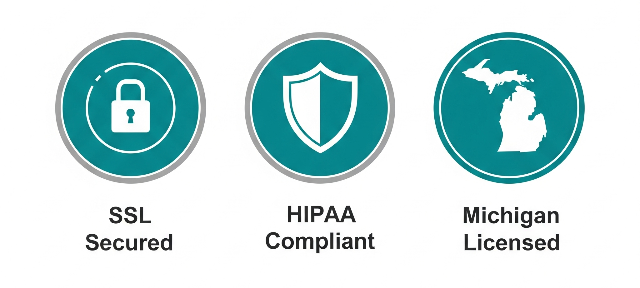 Secure, SSL Encrypted, Michigan Licensed